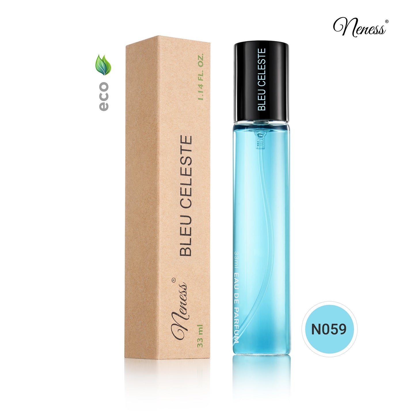 N059. Neness Bleu Celeste - 33 ml - Parfums voor mannen