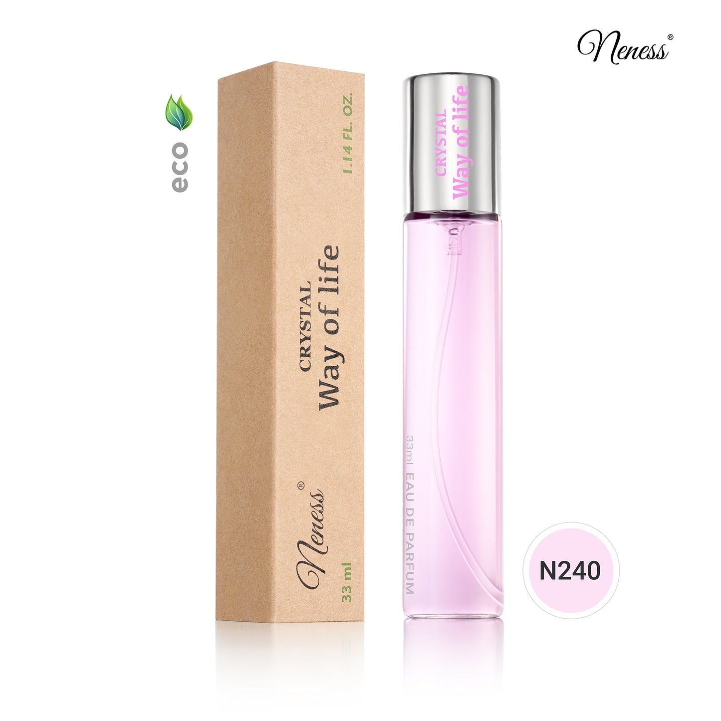 N240. Neness Crystal Way Of Life - 33 ml - Parfum voor vrouwen